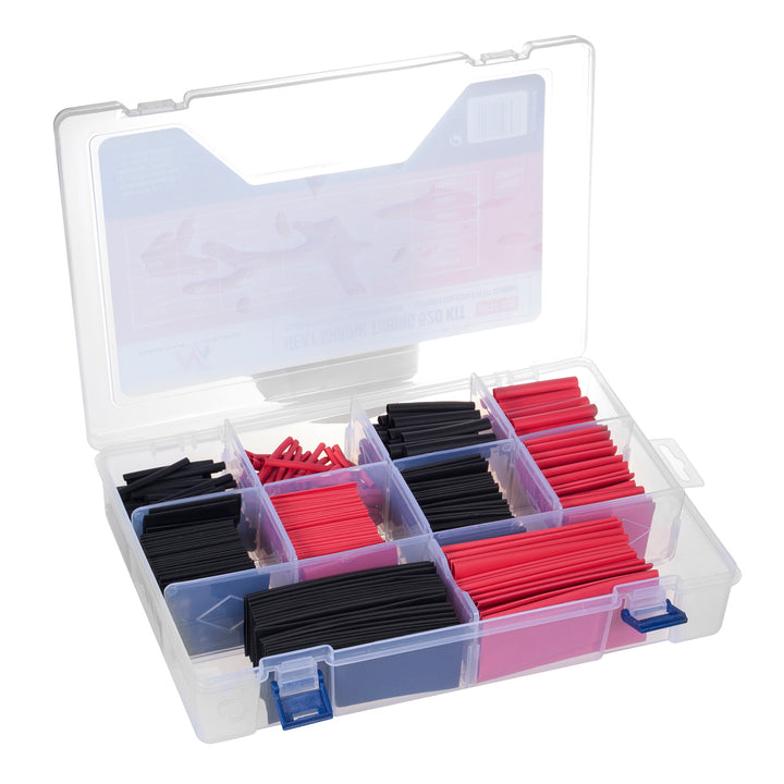 Conjunto de mangas termoretráteis Maclean MCTV-530 com 520 peças