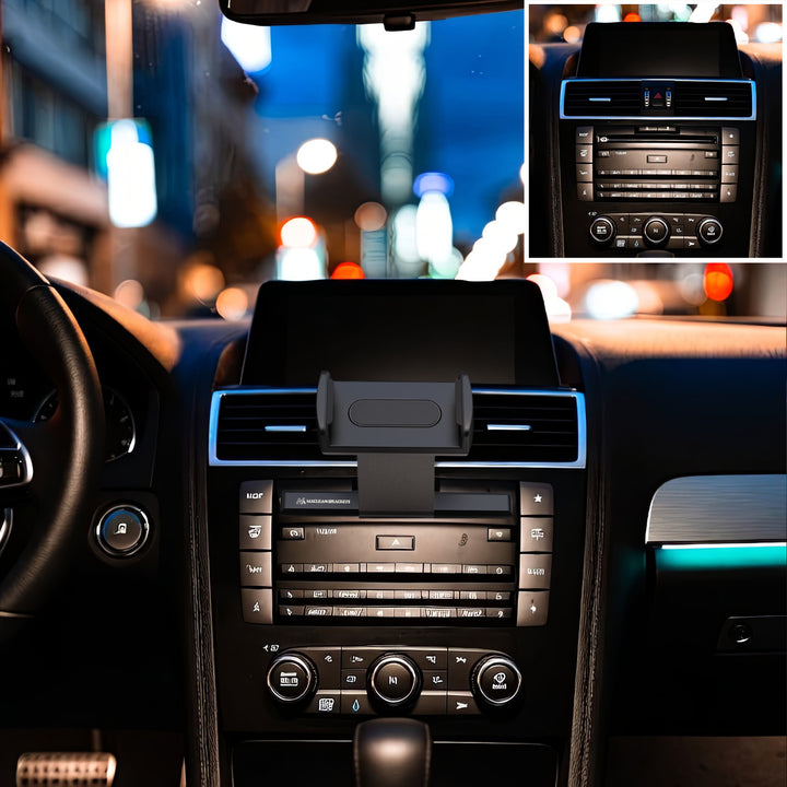 Soporte universal para móviles con fácil instalación en la ranura CD en casi todos los automóviles