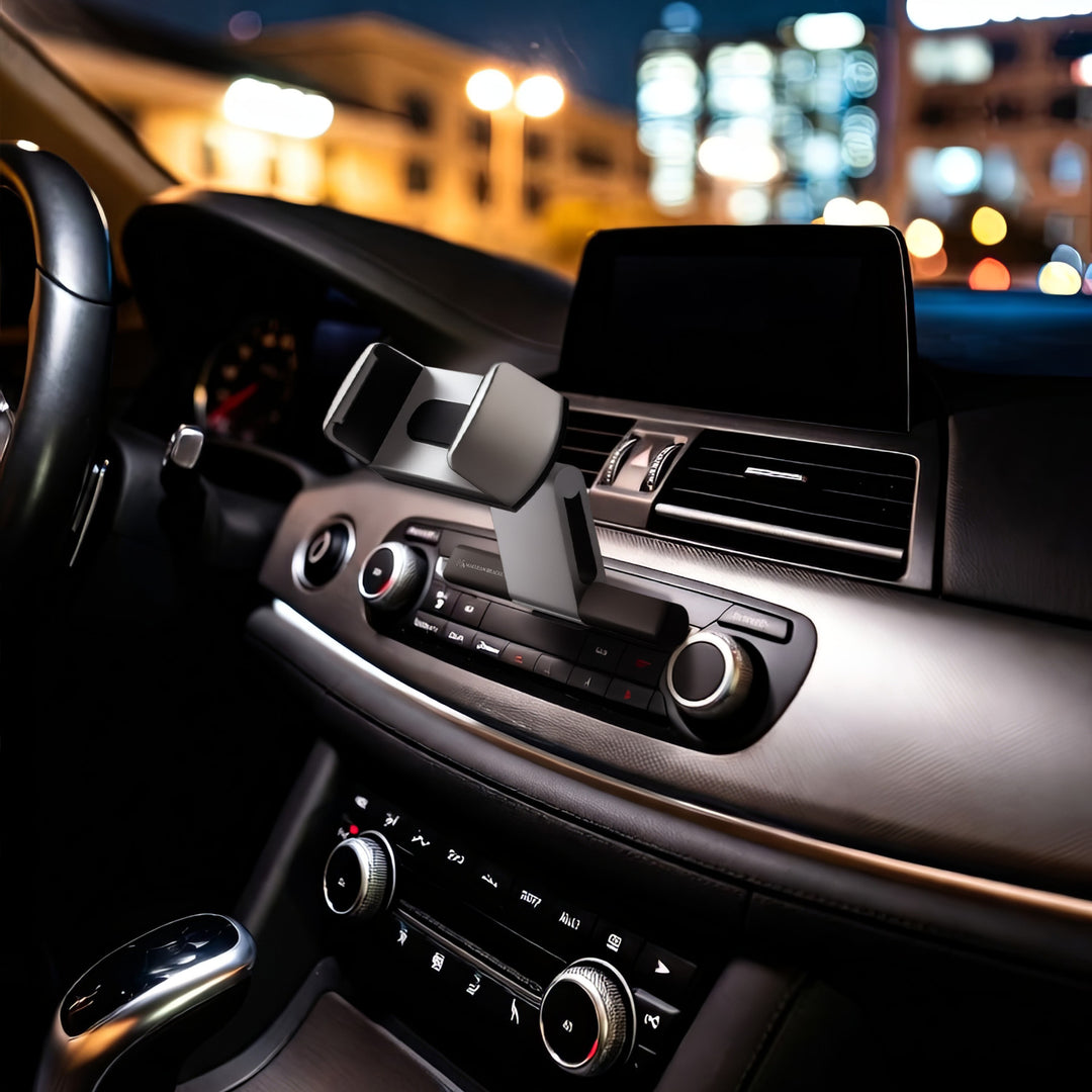 Soporte universal para móviles con fácil instalación en la ranura CD en casi todos los automóviles