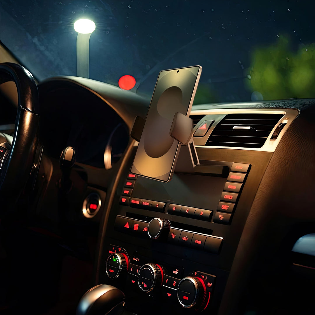 Soporte universal para móviles con fácil instalación en la ranura CD en casi todos los automóviles