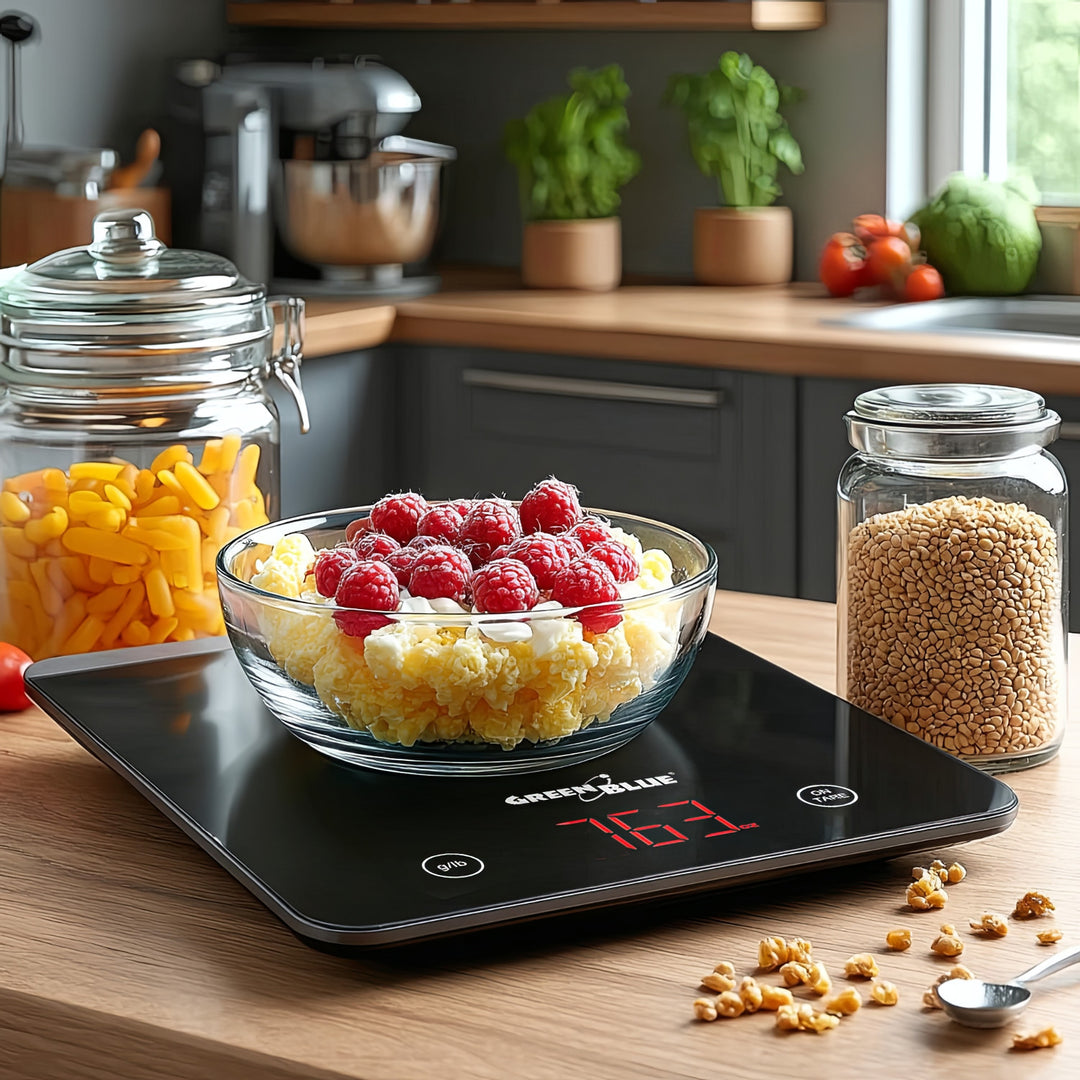 balanza báscula con función tara LED LCD slim delgada, 1g-5kg