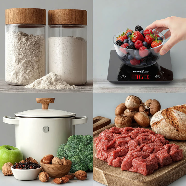 balanza báscula con función tara LED LCD slim delgada, 1g-5kg