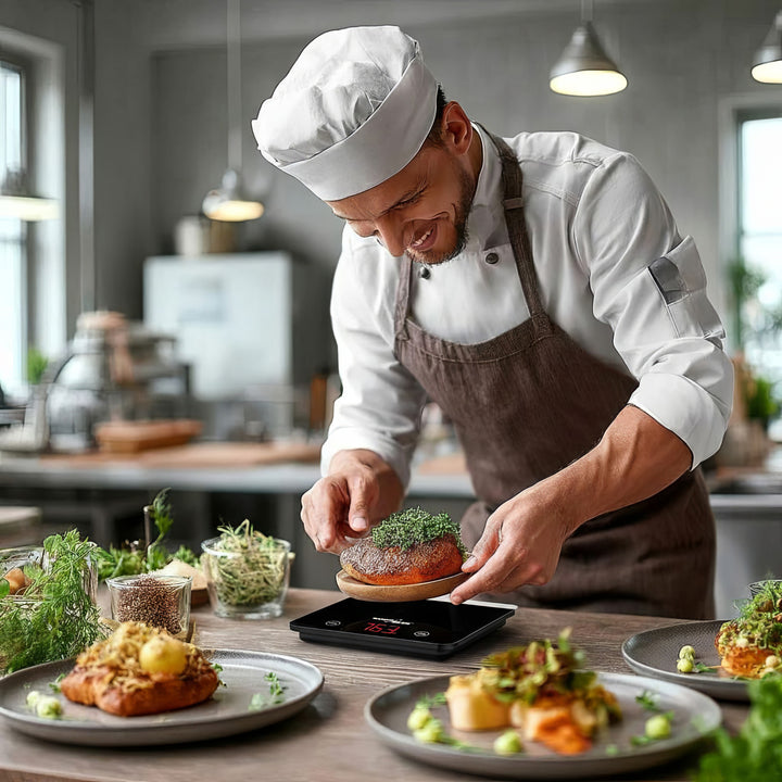 balanza báscula con función tara LED LCD slim delgada, 1g-5kg