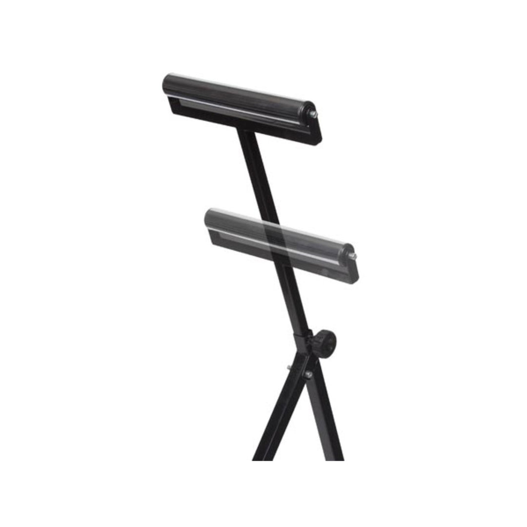 Suporte de rolo preto Toolland MP90, ajustável em altura telescópica