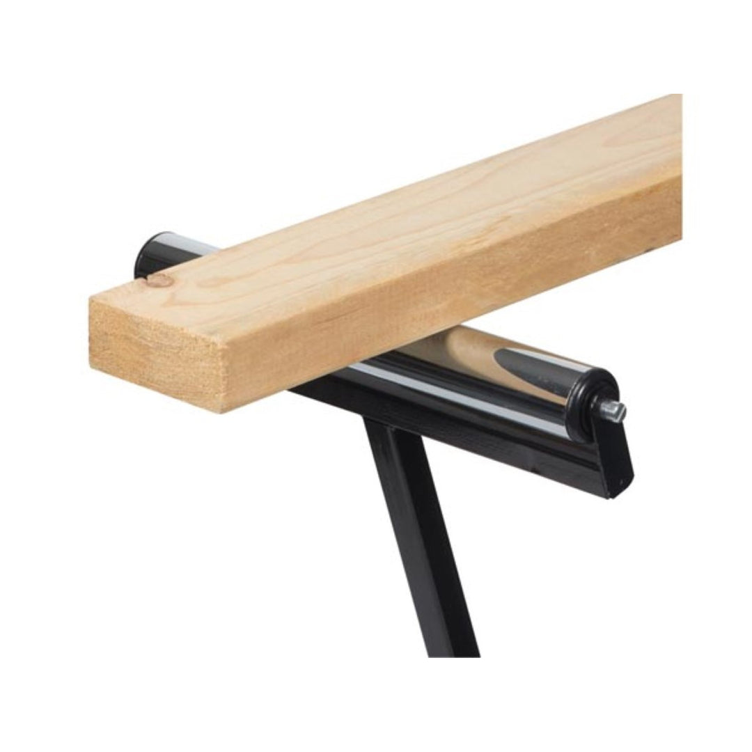 Suporte de rolo preto Toolland MP90, ajustável em altura telescópica