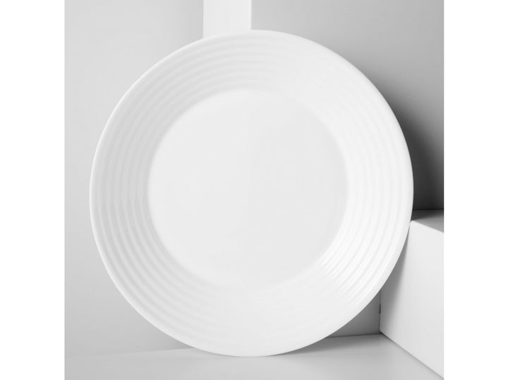Plato Redondo 25cm Luminarc Harena Vajilla Blanca