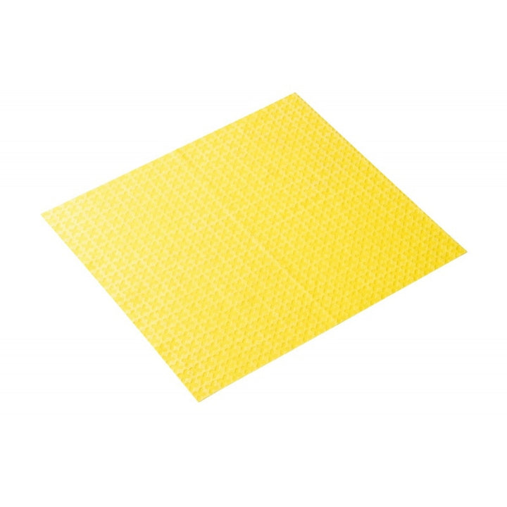 Pano de vidro Vileda Actifibre, camurça, amarelo, 36 cm x 32 cm