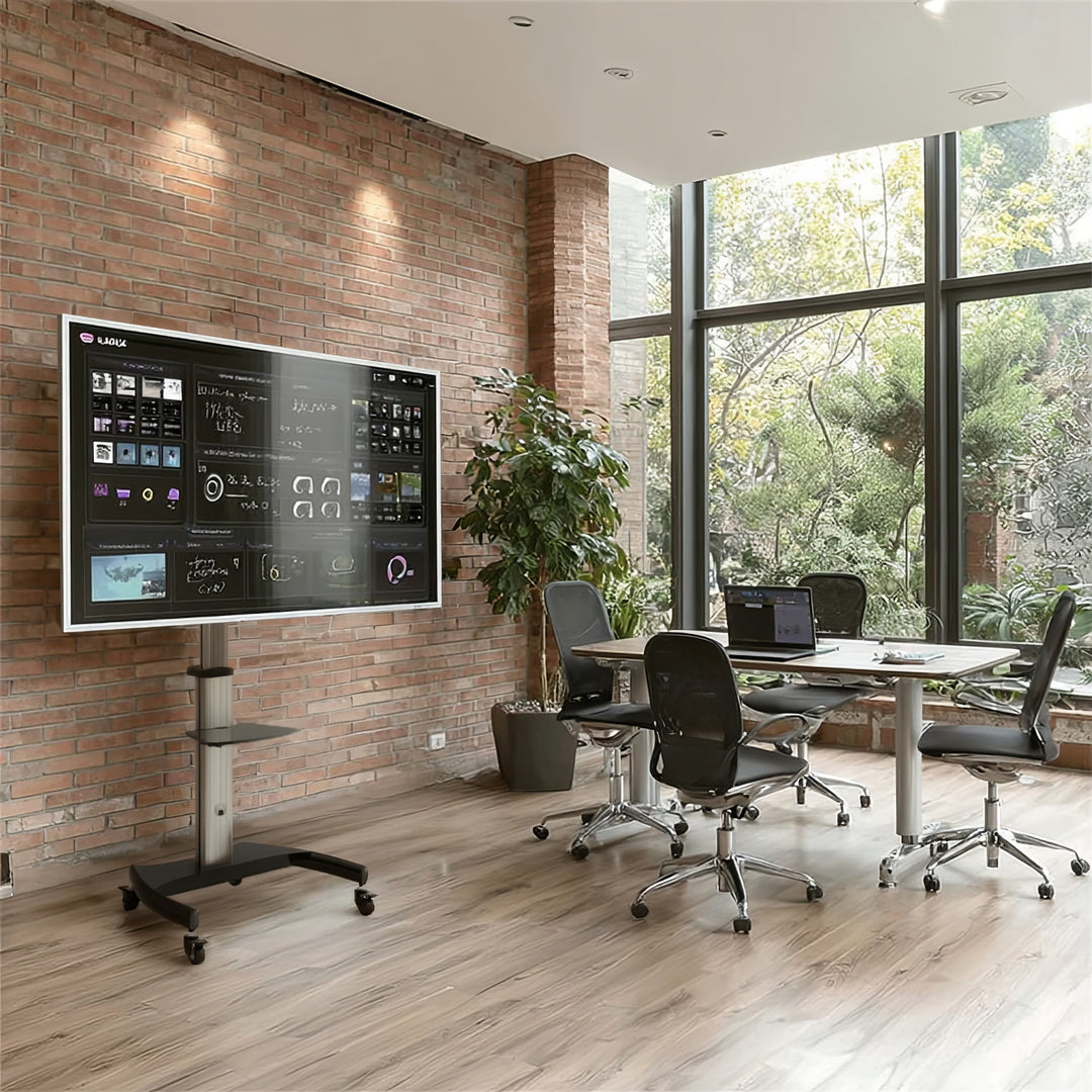 Maclean MC-801 profesional soporte tipo carretilla para TV LCD  máx. 70", máx. 50 kg, máx. VESA 600x400 Altura ajustable
