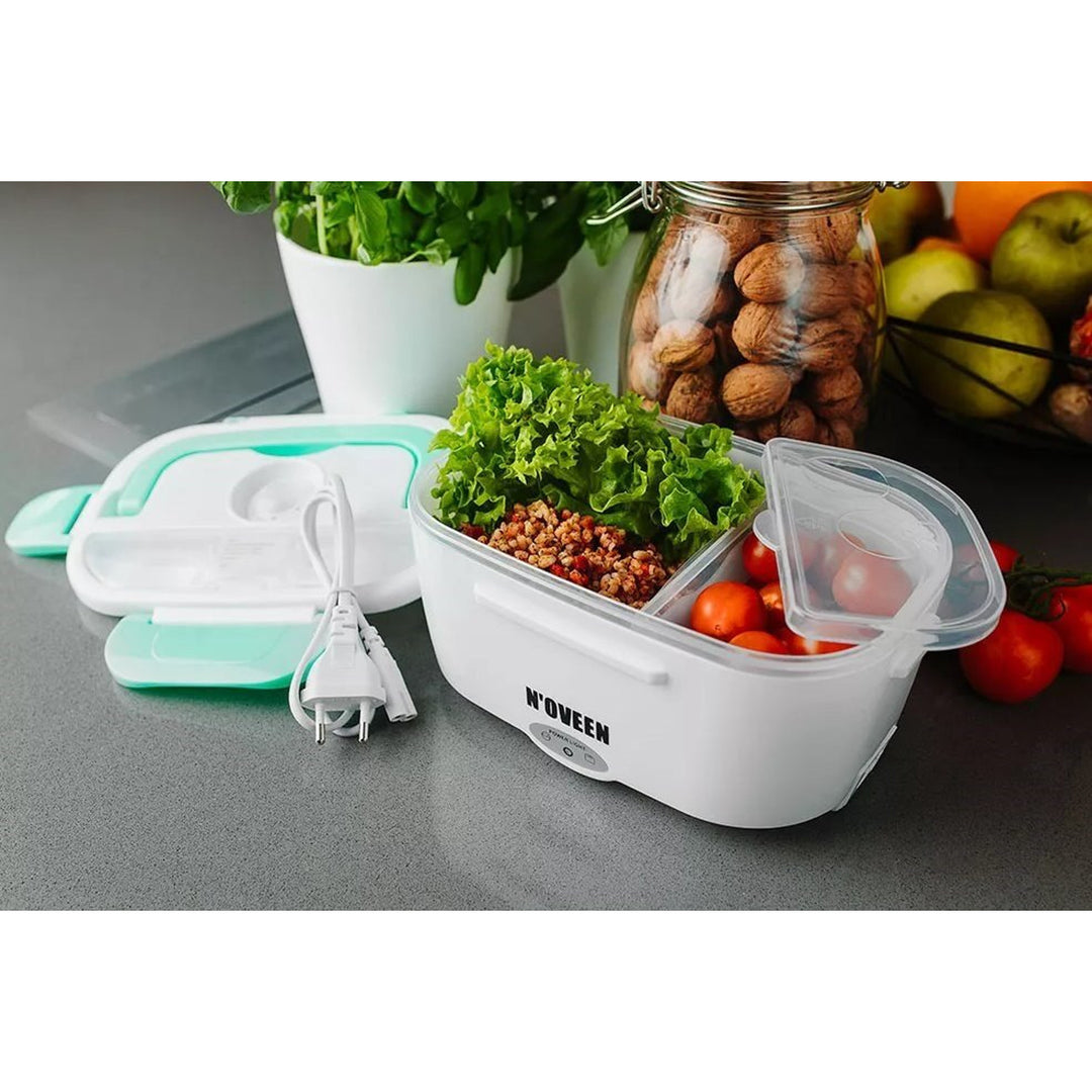 Calentador eléctrico de comida para fiambrera Noveen LB330, color menta