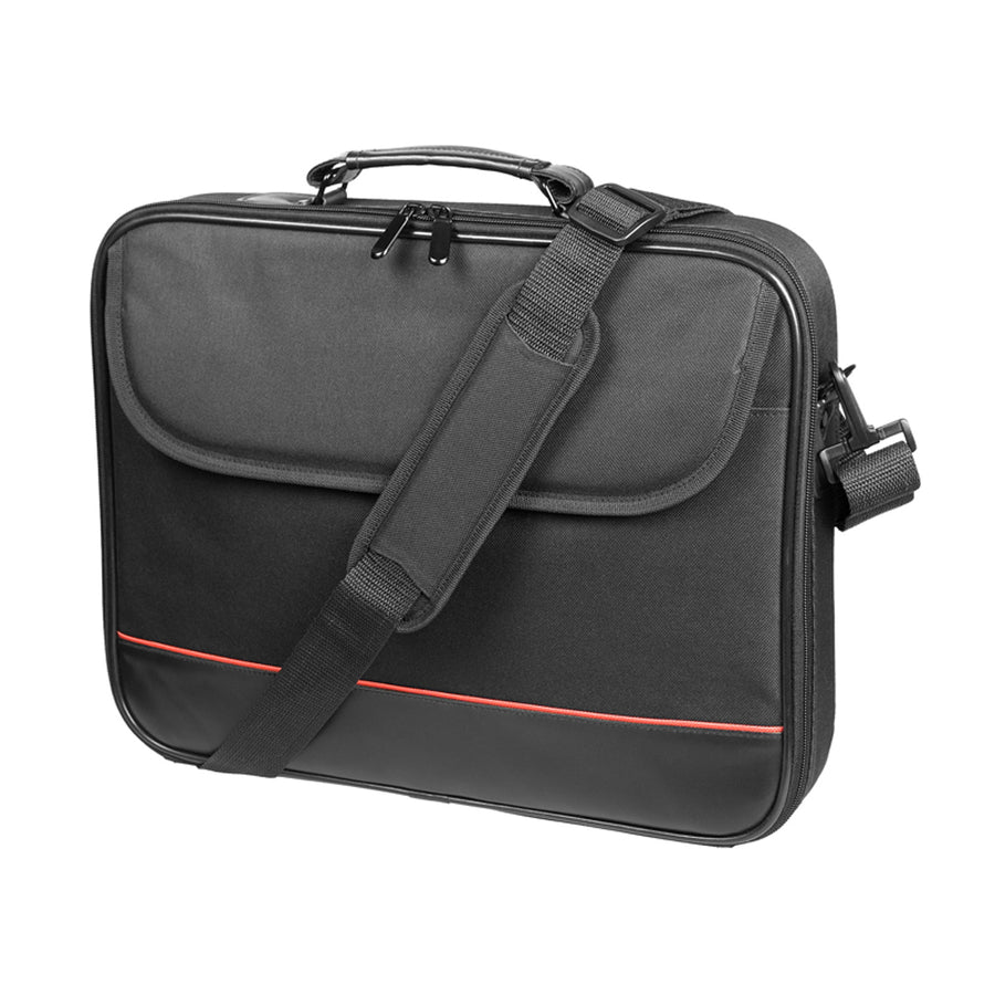 Bolsa para portátil de 17'' Tracer, bolsillo exterior con cierre de velcro, cremallera bidireccional, Straight