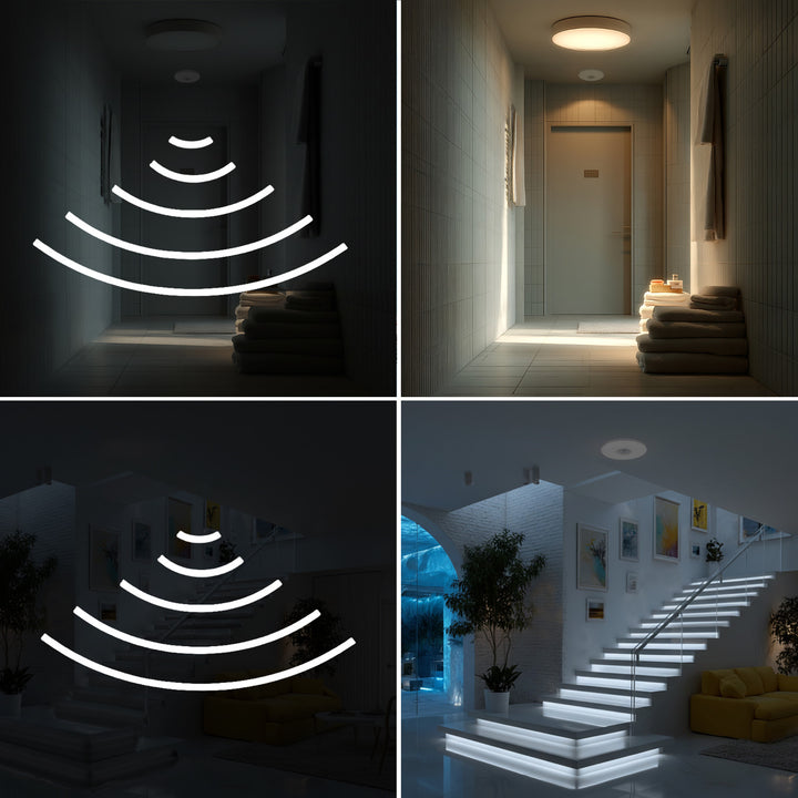 PIR Sensor de movimiento Maclean Energy MCE231 rango máximo de 100 W (LED) 6 m