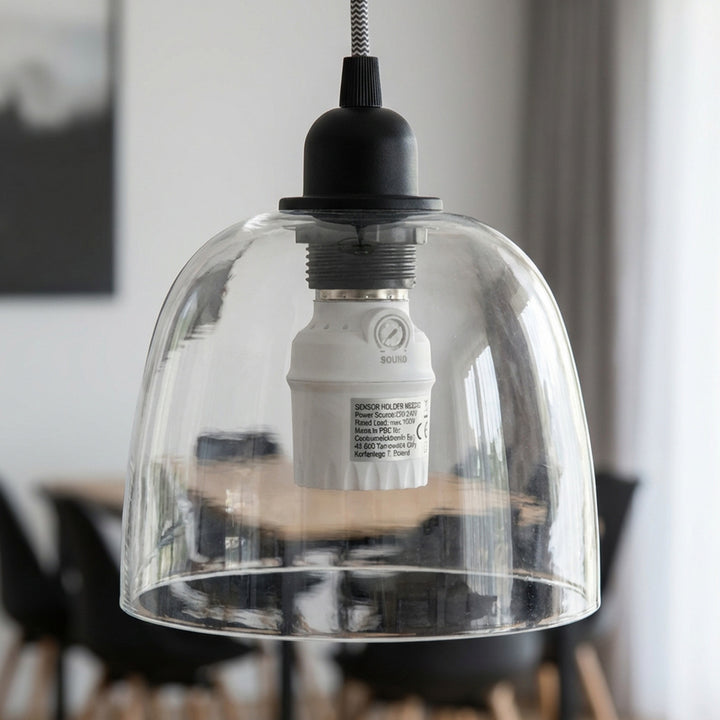 Portalámparas con sensor de sonido Maclean, E27 con sensor de sonido, máx. 100 W, rango 30 dB - 90 dB, MCE232