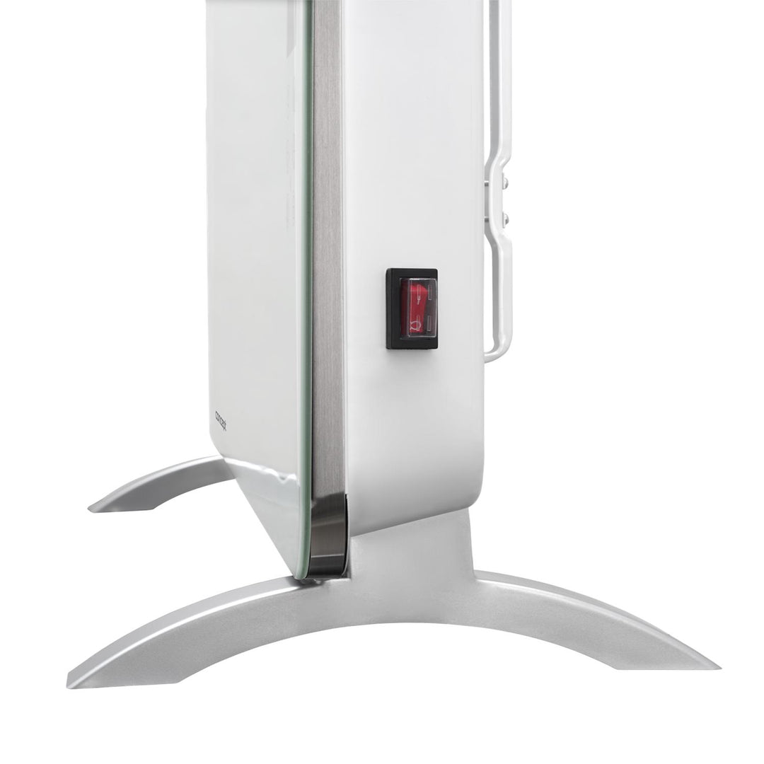 Convector eléctrico de vidrio templado Concept KS4000 blanco.