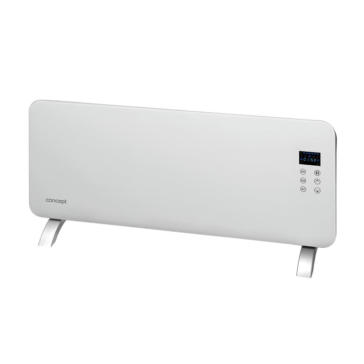 Convector eléctrico de vidrio templado Concept KS4000 blanco.