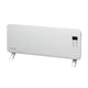 Convector eléctrico de vidrio templado Concept KS4000 blanco.