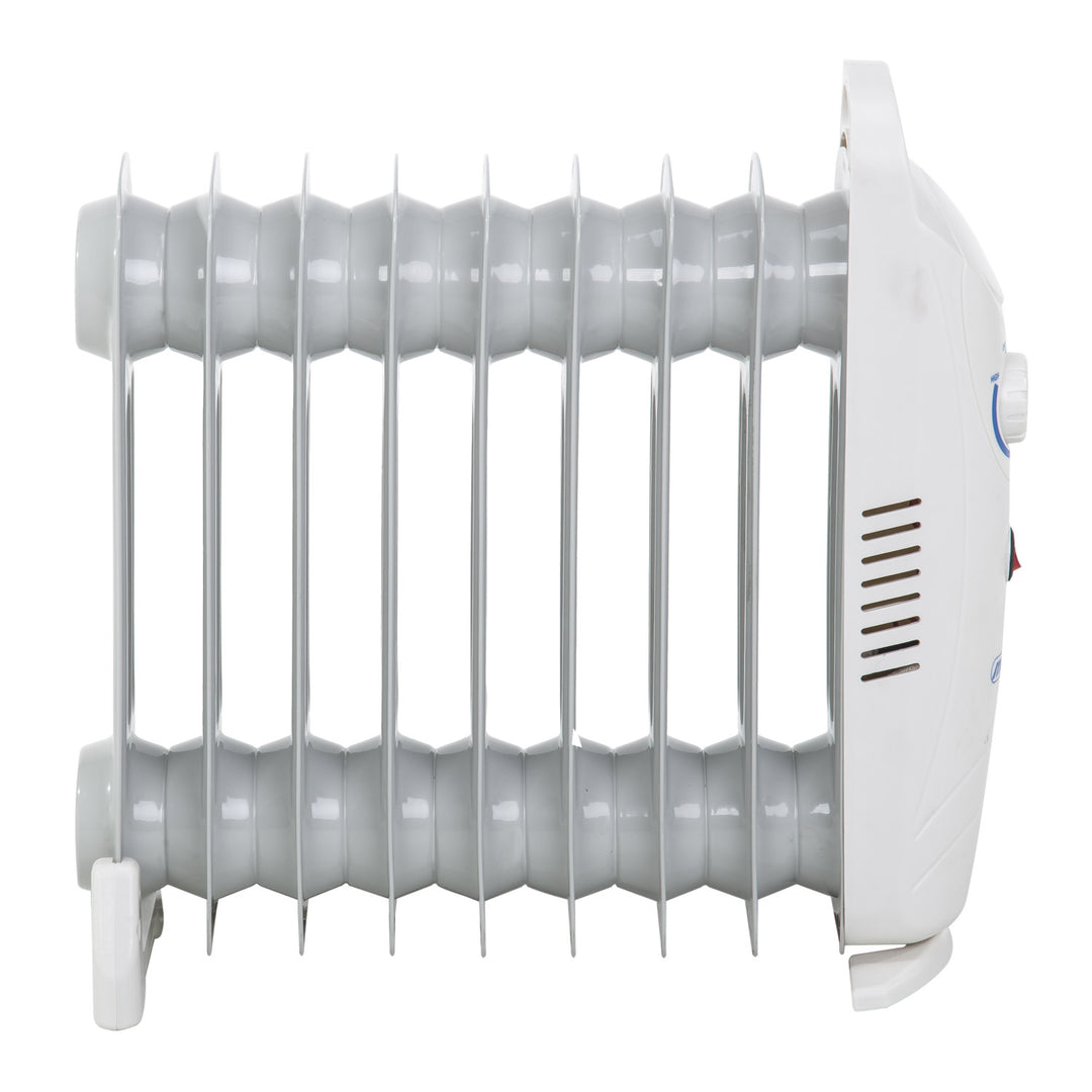 Calentador de aceite Mesko, 9 aletas, 1000W, control de temperatura, gris, MS 7805