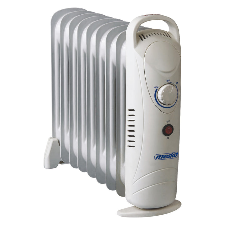 Calentador de aceite Mesko, 9 aletas, 1000W, control de temperatura, gris, MS 7805