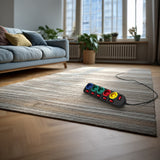 Regleta de 5 tomas con cable de 1,5 m, interruptor, protección infantil, 2500 W, Conector FR  Maclean Energy MCE204M