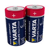 2 pilhas alcalinas Varta Longlife Max Power R14