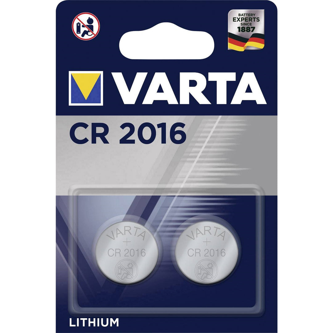 2x batería de litio Varta CR2016 CR 2016, de alta calidad