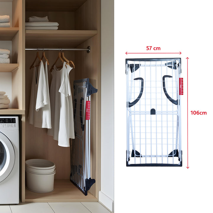 Secador de ropa Vileda Premium 2 en 1 con cerradura lateral