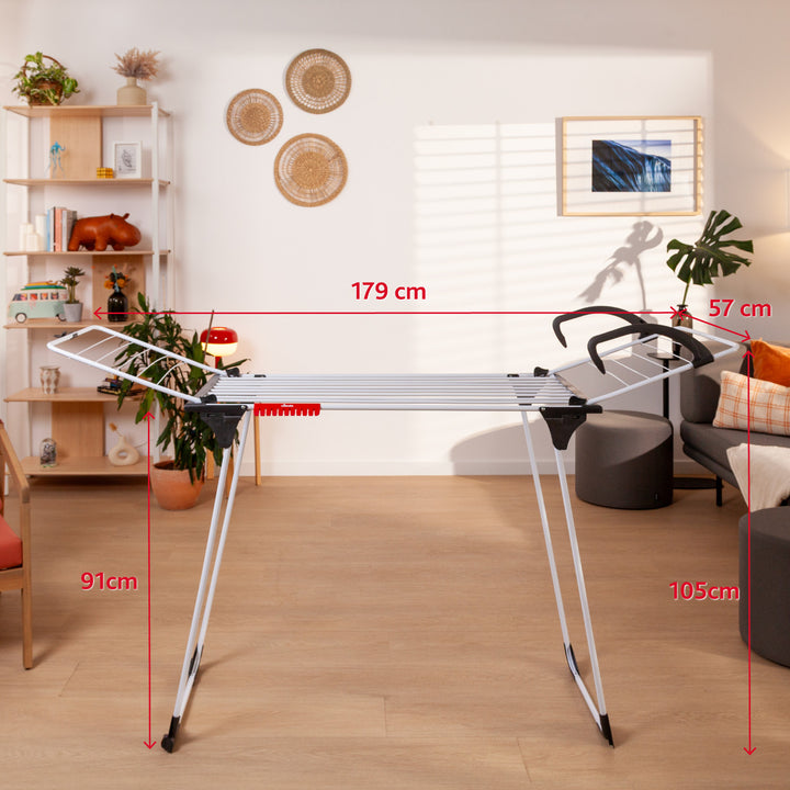 Secador de ropa Vileda Premium 2 en 1 con cerradura lateral