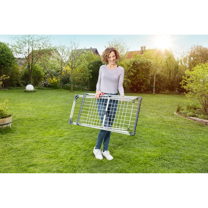 Lavadora Vileda 100, resistente al óxido y las condiciones climáticas adversas.