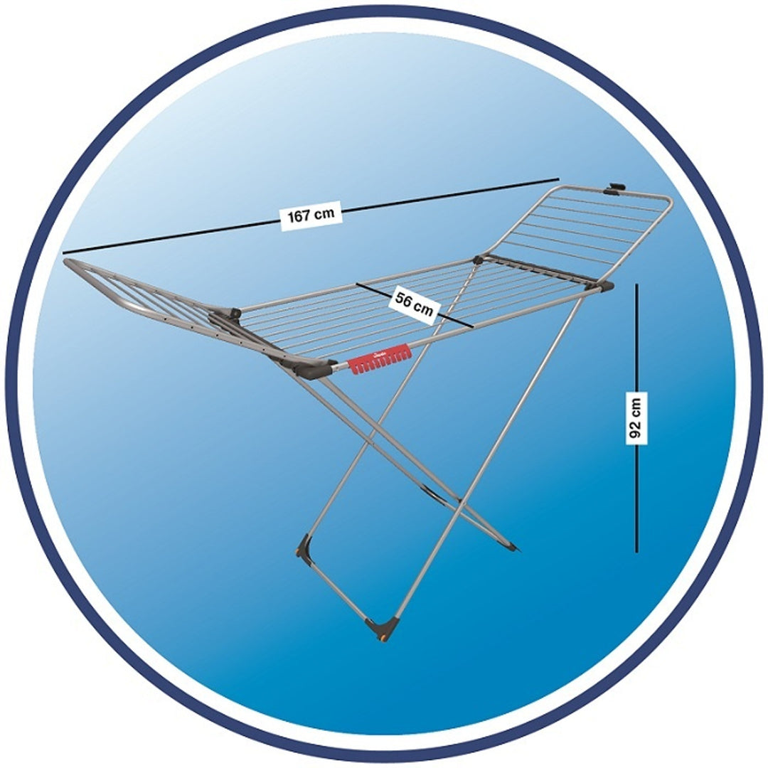 Lavadora Vileda 100, resistente al óxido y las condiciones climáticas adversas.