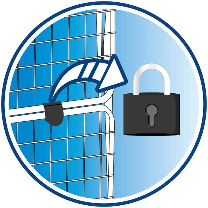 Lavadora Vileda 100, resistente al óxido y las condiciones climáticas adversas.