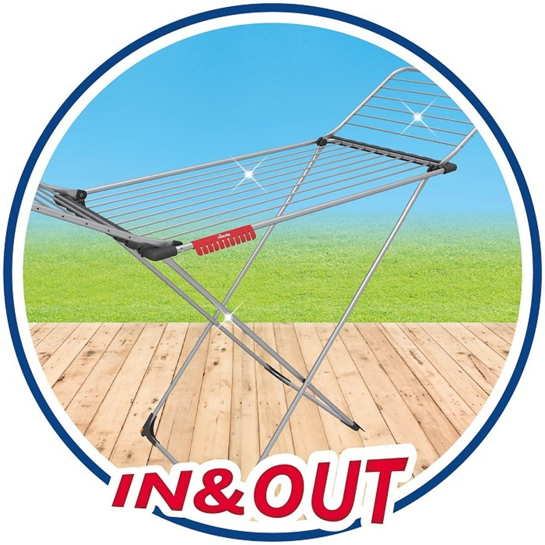 Lavadora Vileda 100, resistente al óxido y las condiciones climáticas adversas.