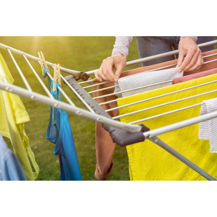 Lavadora Vileda 100, resistente al óxido y las condiciones climáticas adversas.