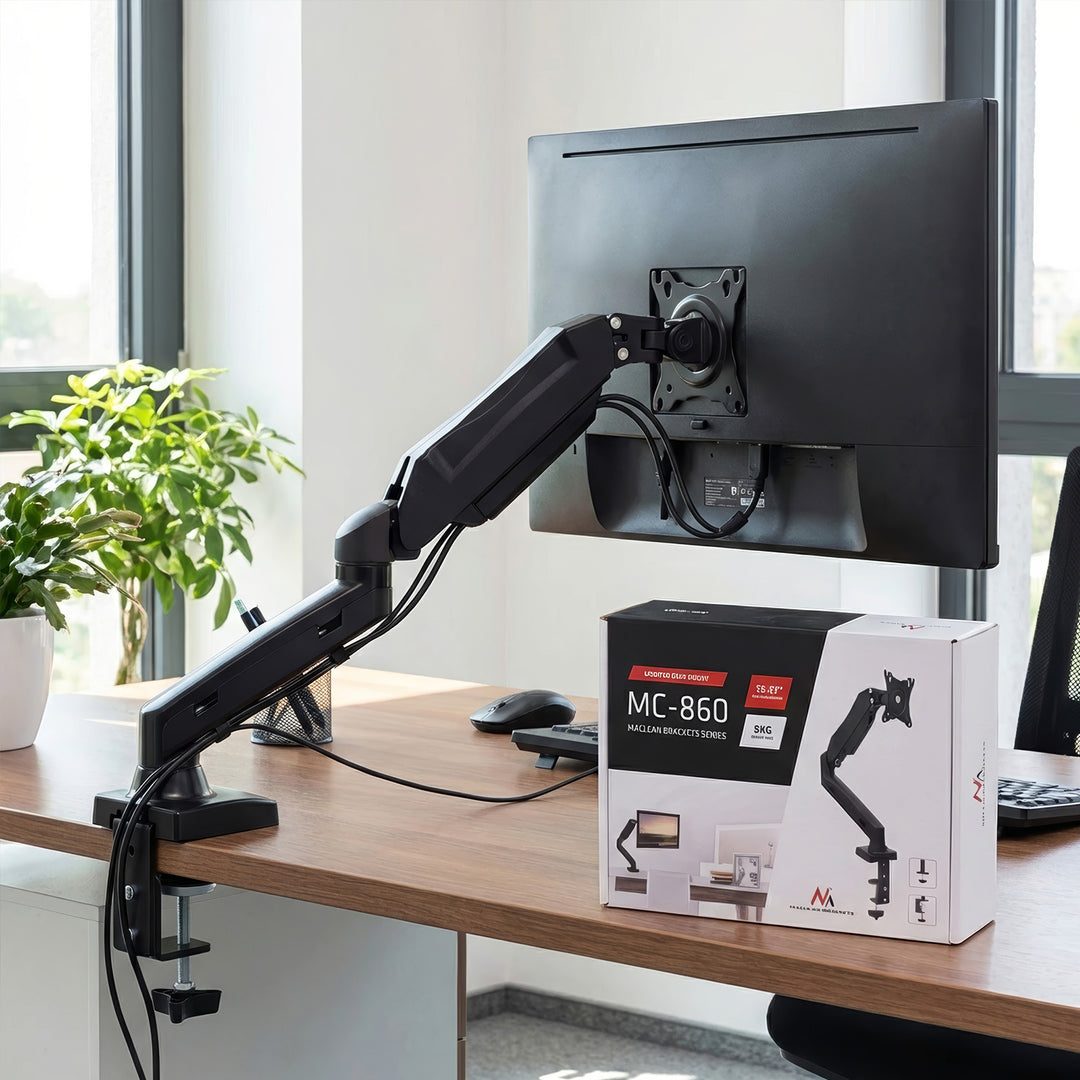 Soporte para monitor 13"- 27" 8 kg negro Maclean MC-860