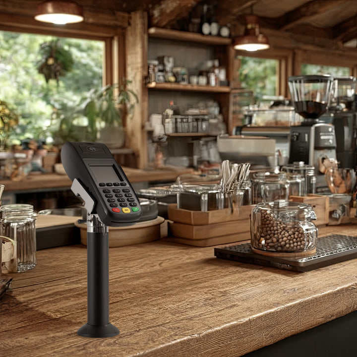 Soporte de terminal de tarjeta EC universal EFT / POS para puntos de venta