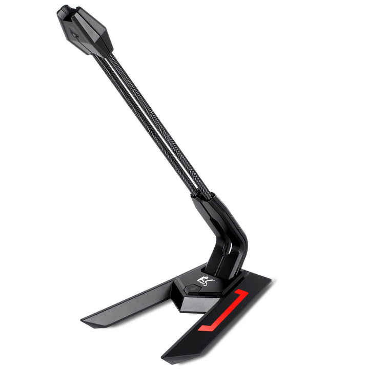 Microfone USB para gamers LED streaming 1,5m sensibilidade 21dB + 3dB NanoRS RS710