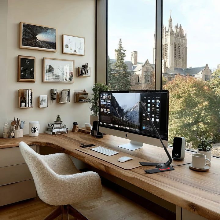 Microfone USB para gamers LED streaming 1,5m sensibilidade 21dB + 3dB NanoRS RS710