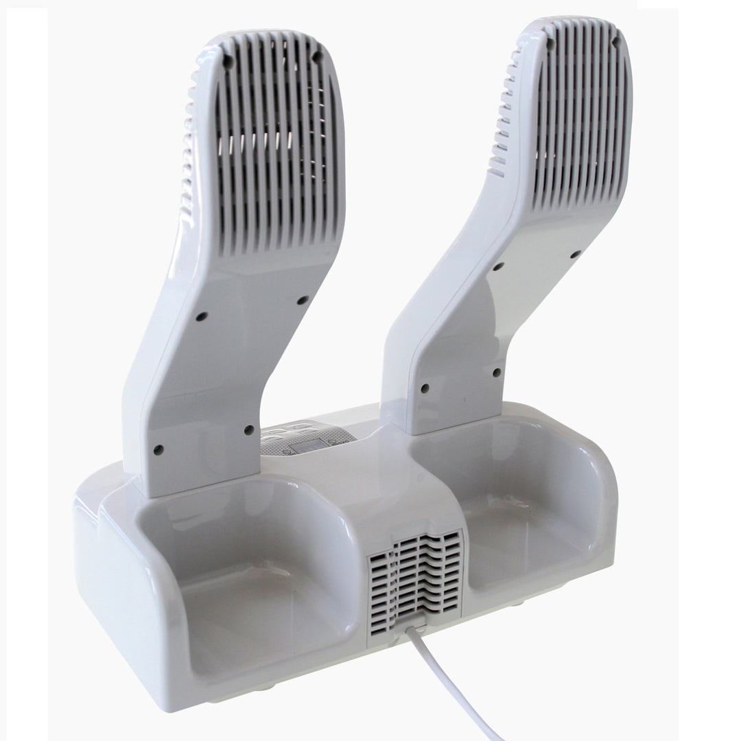 Tecnologia avançada e acessível para desinfeção e secagem de calçado, capacetes e luvas.