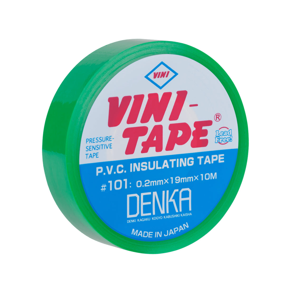 Fita Adesiva Isolante Vini (0,2 mm x 19 mm x 10 mm) Verde