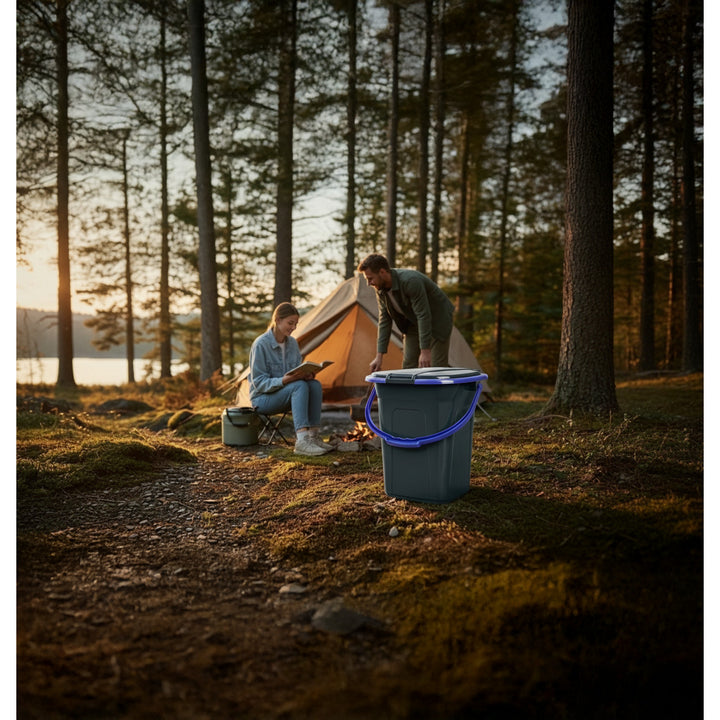 GreenBlue GB320BB inodoro turístico negro-azul marino