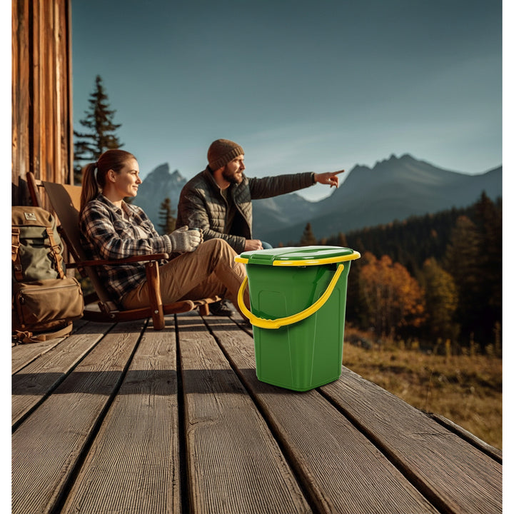 Sanita de viagem GreenBlue GB320GO verde escuro/laranja