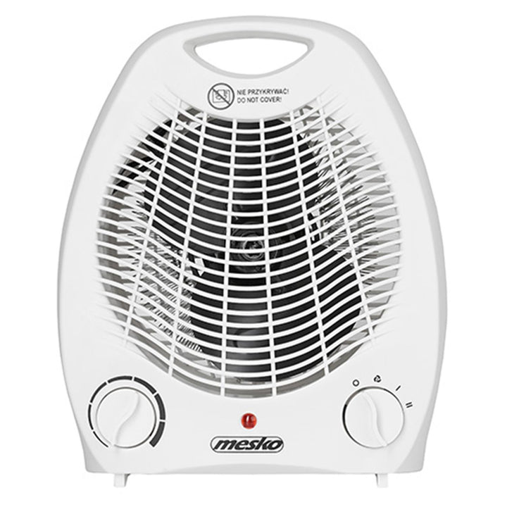 Calentador de ventilador 1000 / 2000W Mesko MS 7719 Puede funcionar con dos potencias de calentamiento