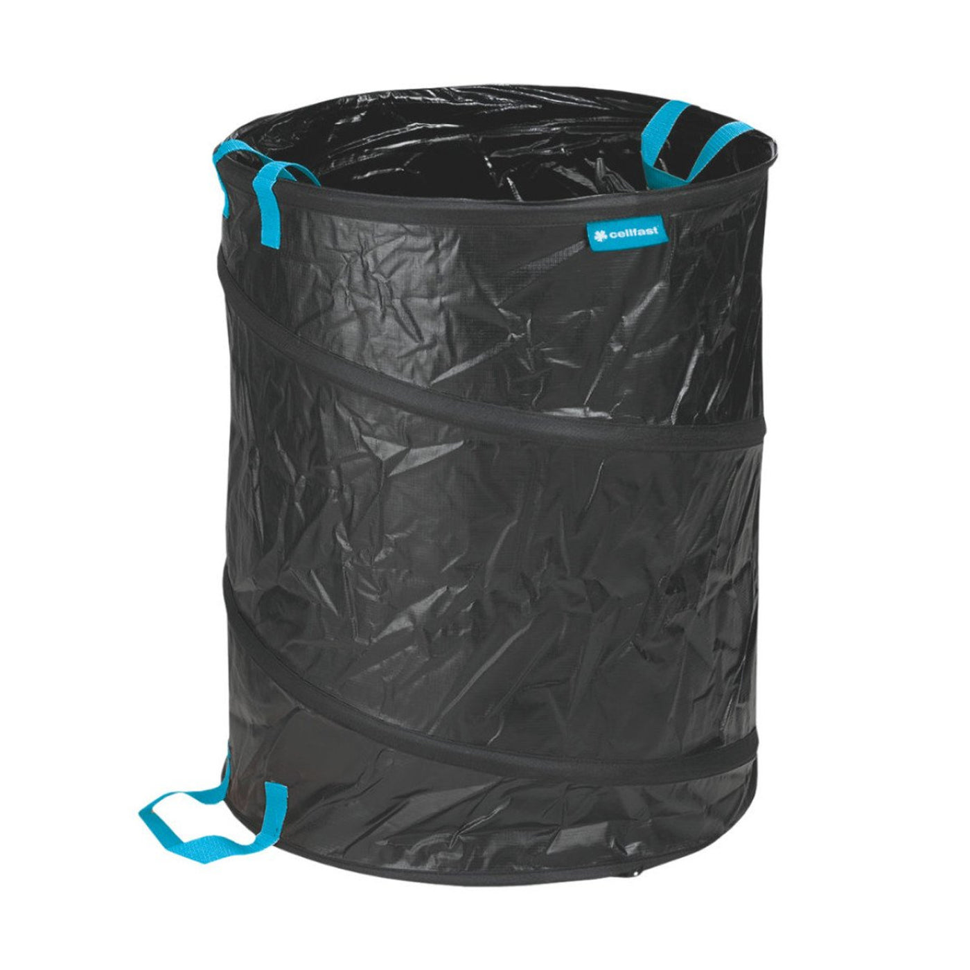 Cellfast Cesta de Jardín Plegable 56L para Hojas, Hierba, Bolsa con Asas, Resistente