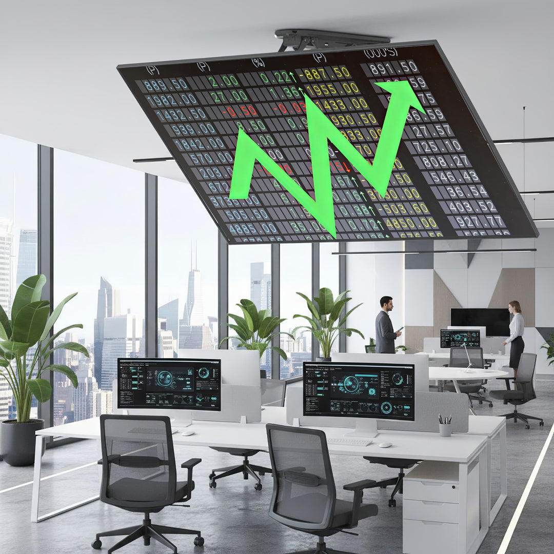 Suporte elétrico para TV de teto Maclean MC-880 com controle remoto para paredes inclinadas 32-70 "Max 35kg Max VESA 600x411