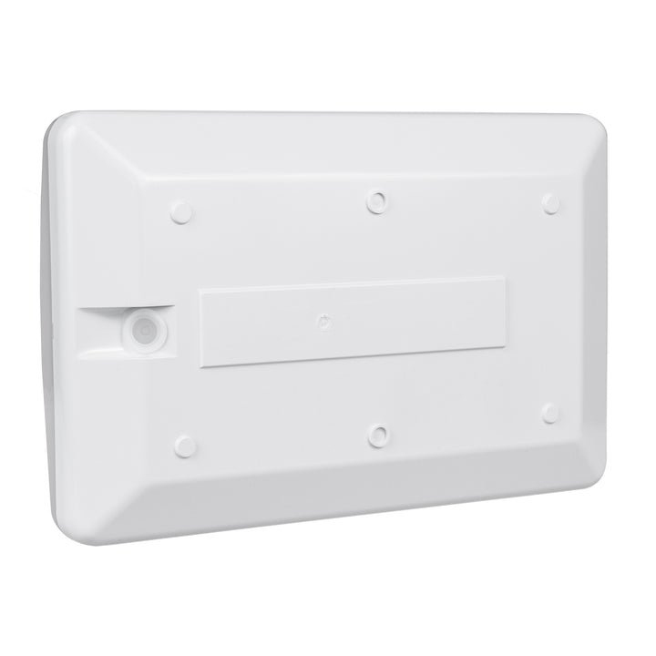 Lâmpada LED com número de casa e sensor crepuscular 950lm 12W IP65 resistente à radiação solar (à prova de UV) Maclean Energy MCE292 Wbranco