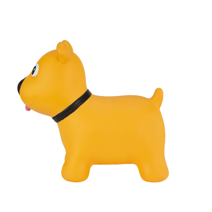 Tootina&#39;s yellow dog - juguete inflable de salto para niños