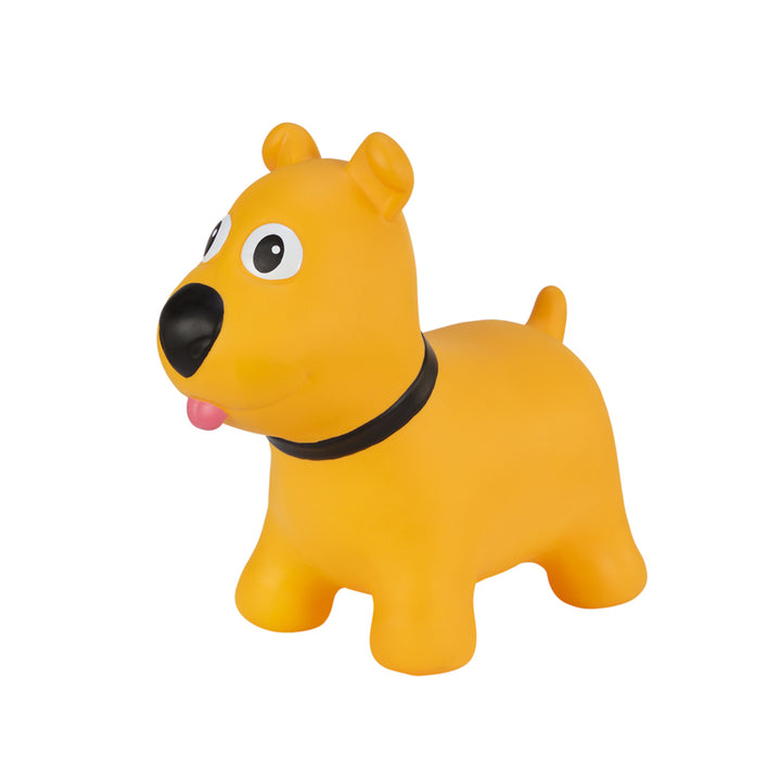 Tootina&#39;s yellow dog - juguete inflable de salto para niños