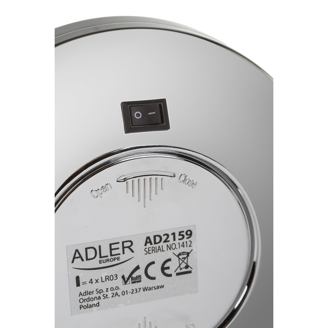 Espelho de maquilhagem iluminado por LED Adler AD 2159