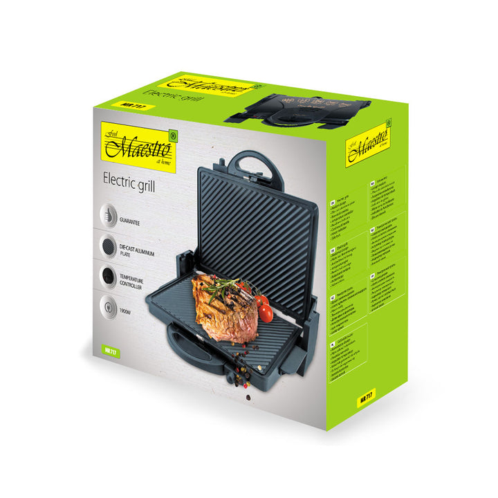 Parrilla eléctrica Maestro MR717 1900W, revestimiento antiadherente
