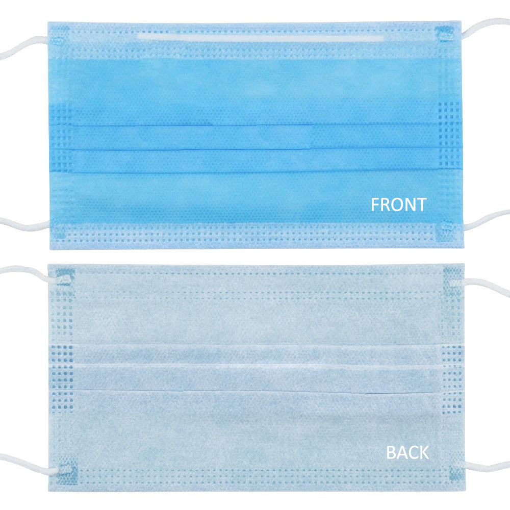 Máscara desechable FFP2 juego de 50 piezas de máscaras para protección personal azul Promedix PR-205