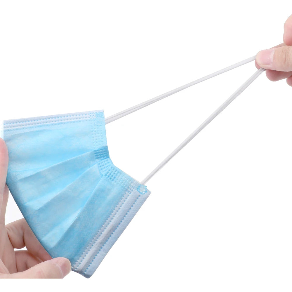 Máscara desechable FFP2 juego de 50 piezas de máscaras para protección personal azul Promedix PR-205