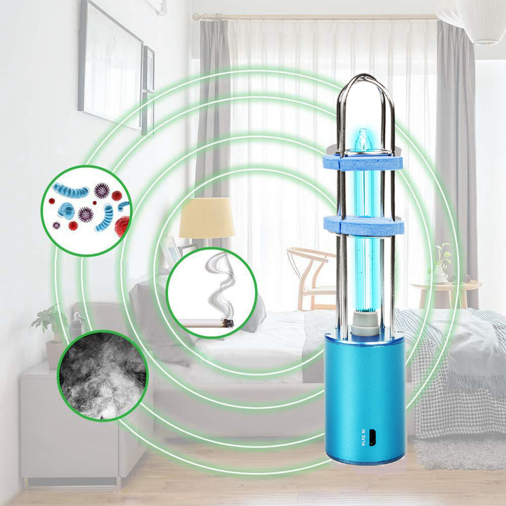 Lámpara de esterilización germicida 2 en 1 OZONE / UV-C azul Promedix PR-210 C